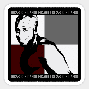 Ricardo Milos 4 Boxes Sticker